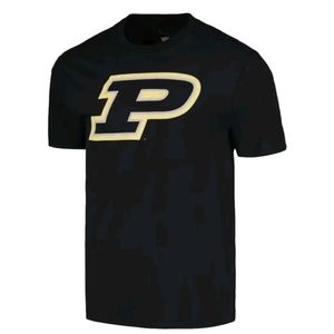 Purdue Boilermakers Fanatics Branded Primary Logo Black T-Shirt Men Medium NWT